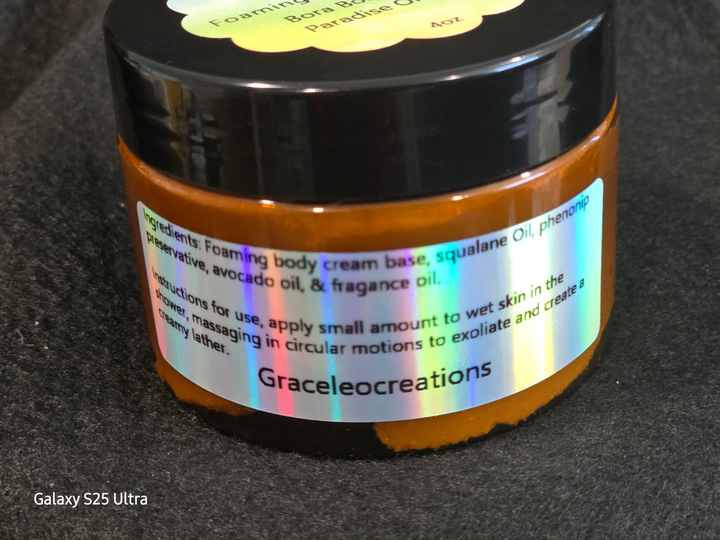 Foaming Body Sugar Scrub